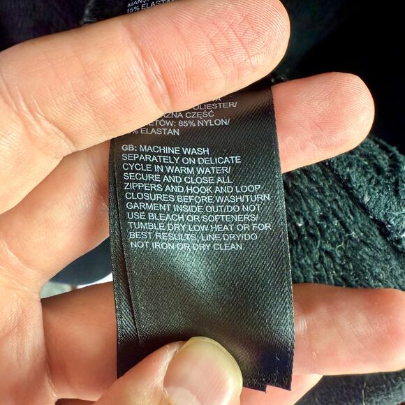 The North Face Women's Small Apex Heather Herringbone Black & White Jacket - Picture 5 of 15